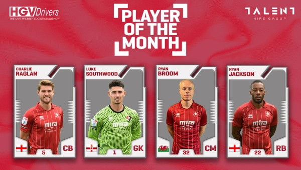 November Player of the Month Shortlist
